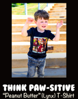 Think Paw-sitive Adult T-shirt