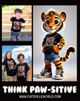 Think Paw-sitive Toddler & Youth T-shirt